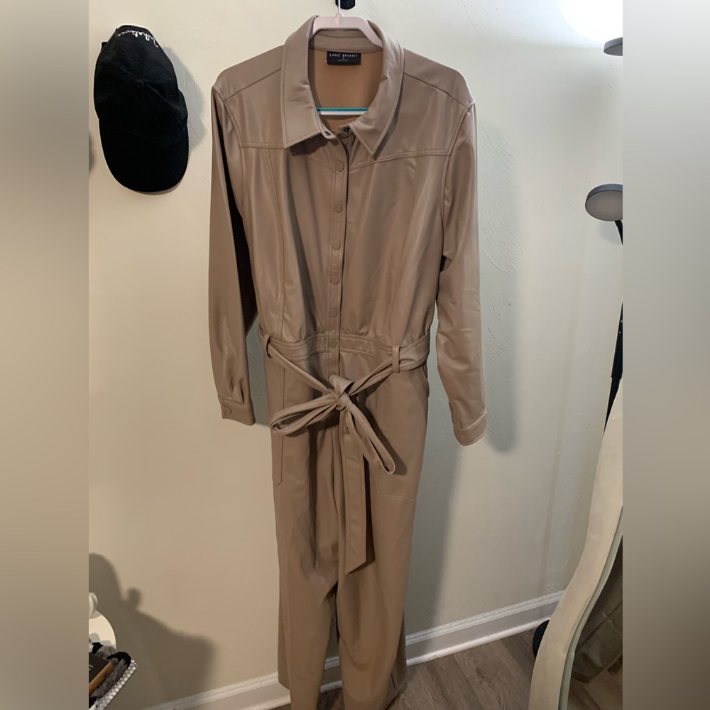 Faux Leather jumpsuit